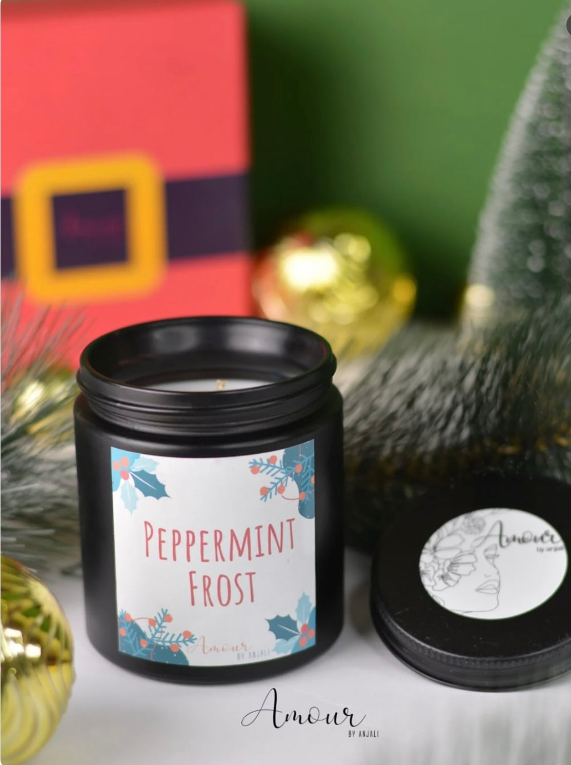 Peppermint Frost - Christmas Jar Candle