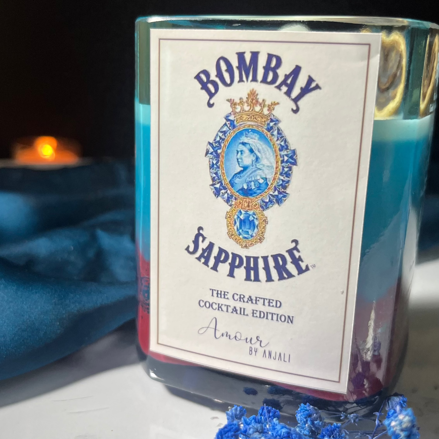 Bombay Sapphire Candle
