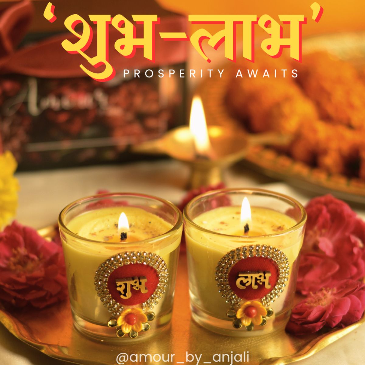 Shubh Labh Gift Set-– Auspicious Home Fragrance & Keepsake Box – Amour ...