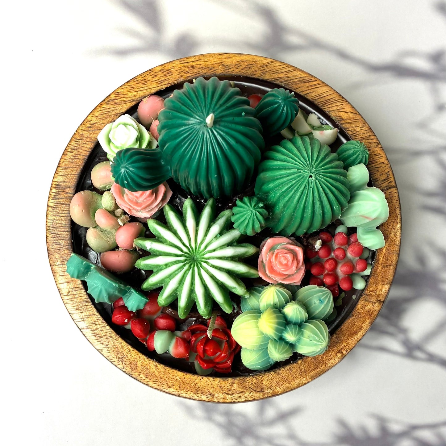 Cactus Garden Candle Bowl