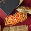 Golden Peanut Treasure Candle – Handcrafted Wax Box Candle | Luxury Festive Décor
