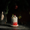 Frosty Christmas Cake Candle
