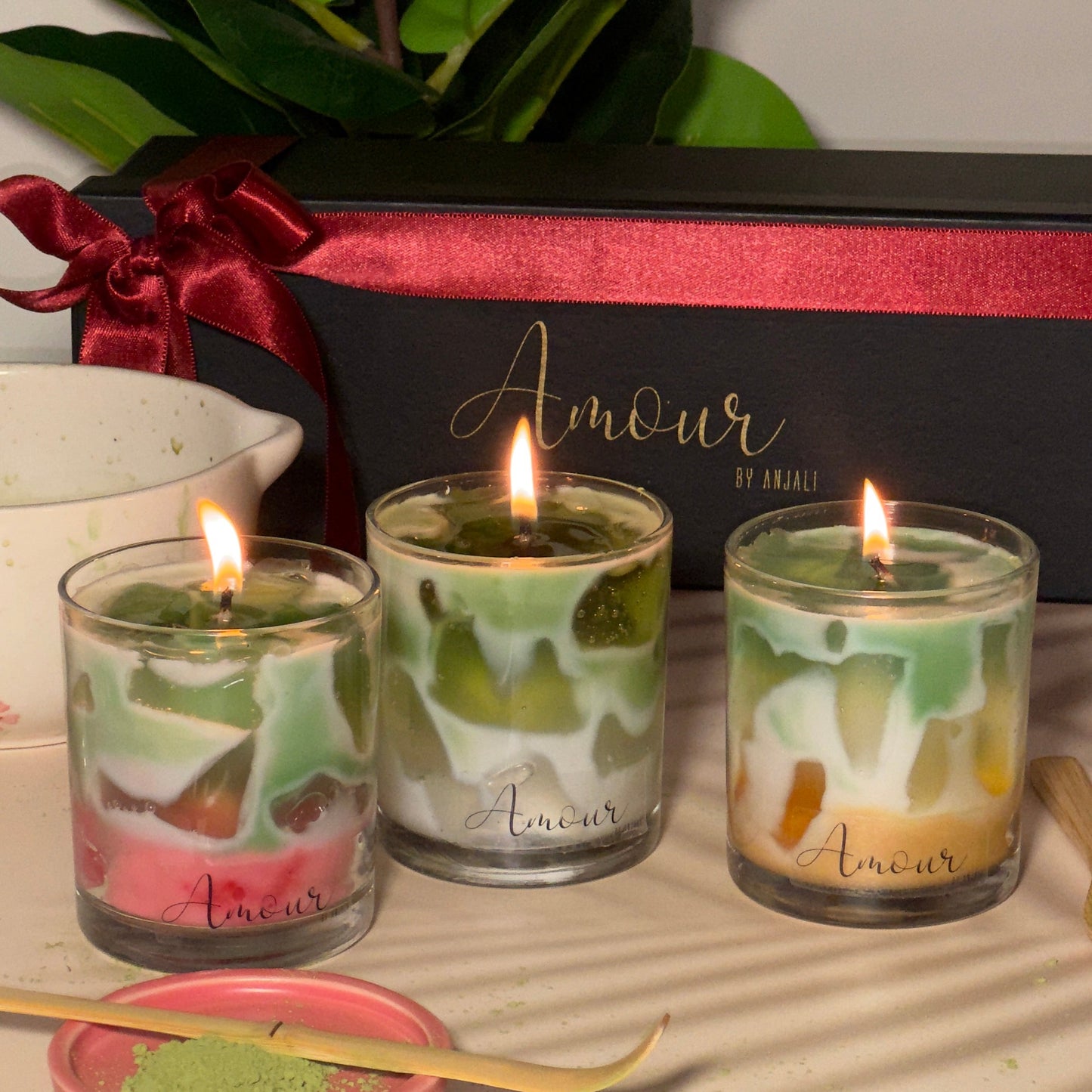 The Matcha Edit - Gift Box | Set of 3 candles