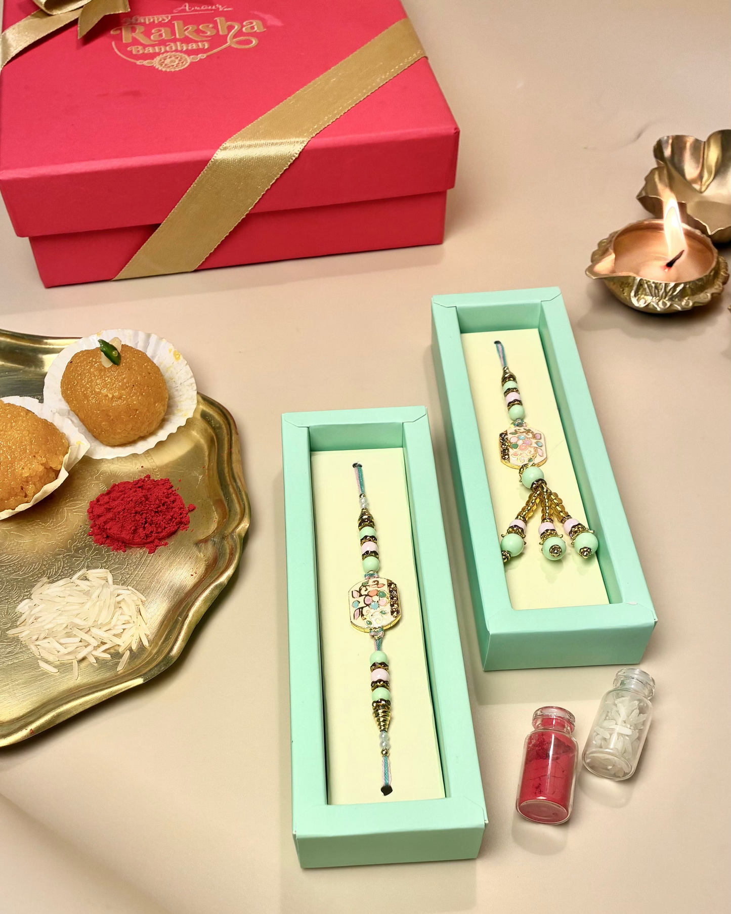 Bhaiya Bhabhi Rakhi - Designer Collection