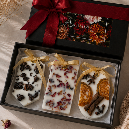 Botanical Trio - Wax sachets | Coffee, Rose, Citrus
