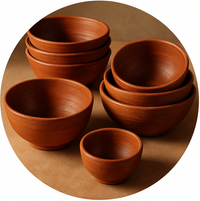 circular image of terracota bowla