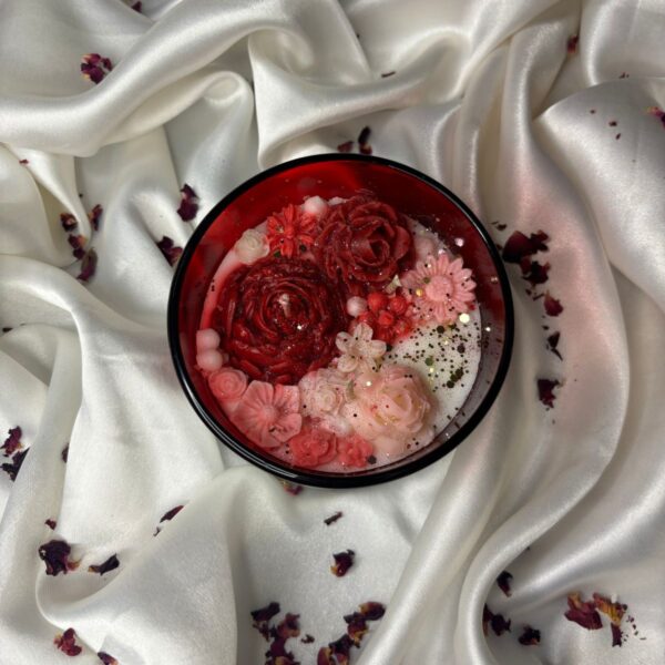 Red Flower bowl - Image 3